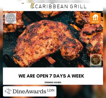 Grilled salmon - Top Class Caribbean Grill