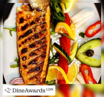 Grilled salmon - Tower Mangal