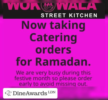 Poster - Wok Wala Street Kitchen