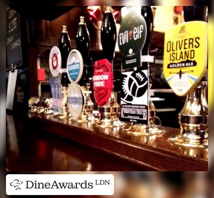 Bar counter - Ye Olde Mitre, Holborn