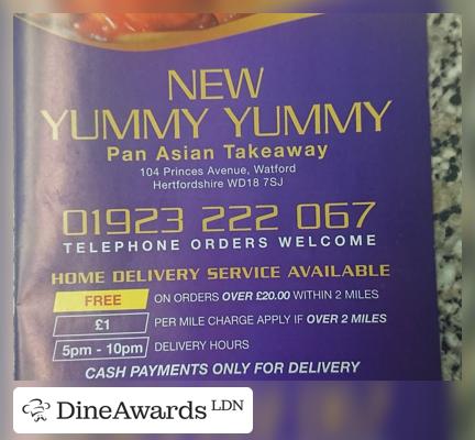 Dishes - Yummy Yummy Takeaway