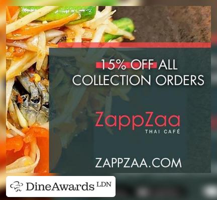 Advertisement - ZappZaa, Thai Cafe