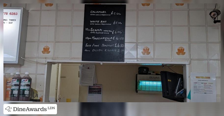 Blackboard - Anerley Chippy