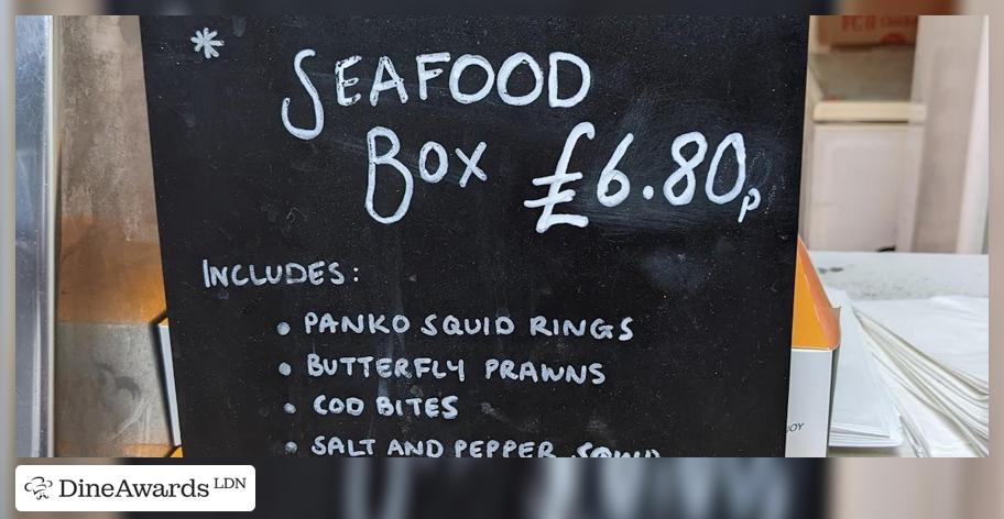 Blackboard - Anerley Chippy