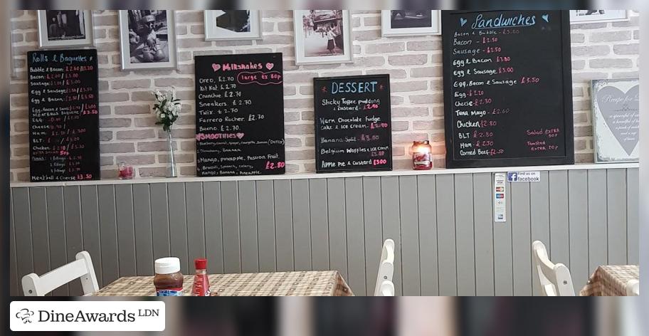 Blackboard - Bubble & Squeak cafe