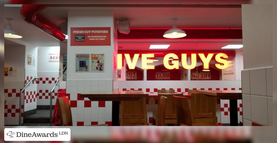 Design - Five Guys Charing Cross