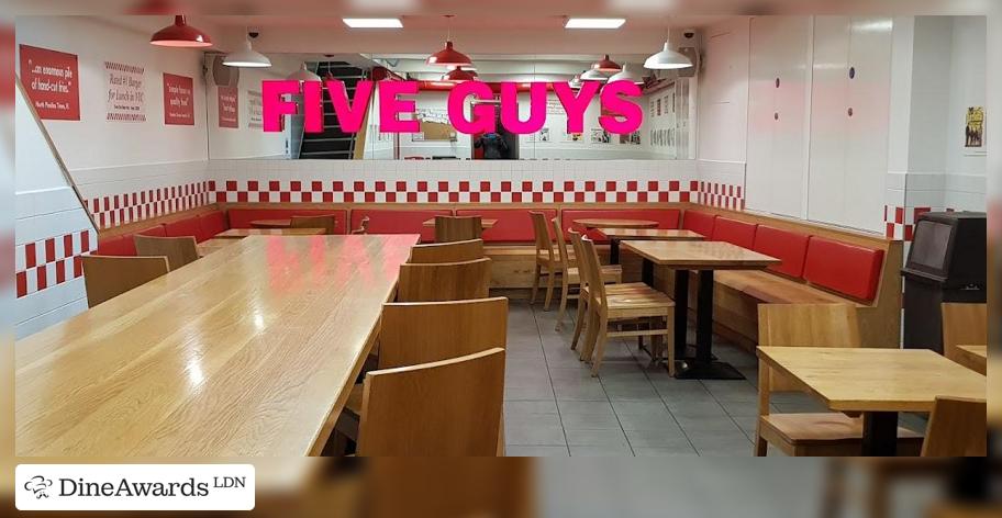 Interior - Five Guys Islington