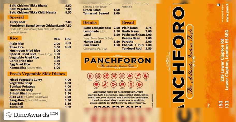 Food - Panchforon